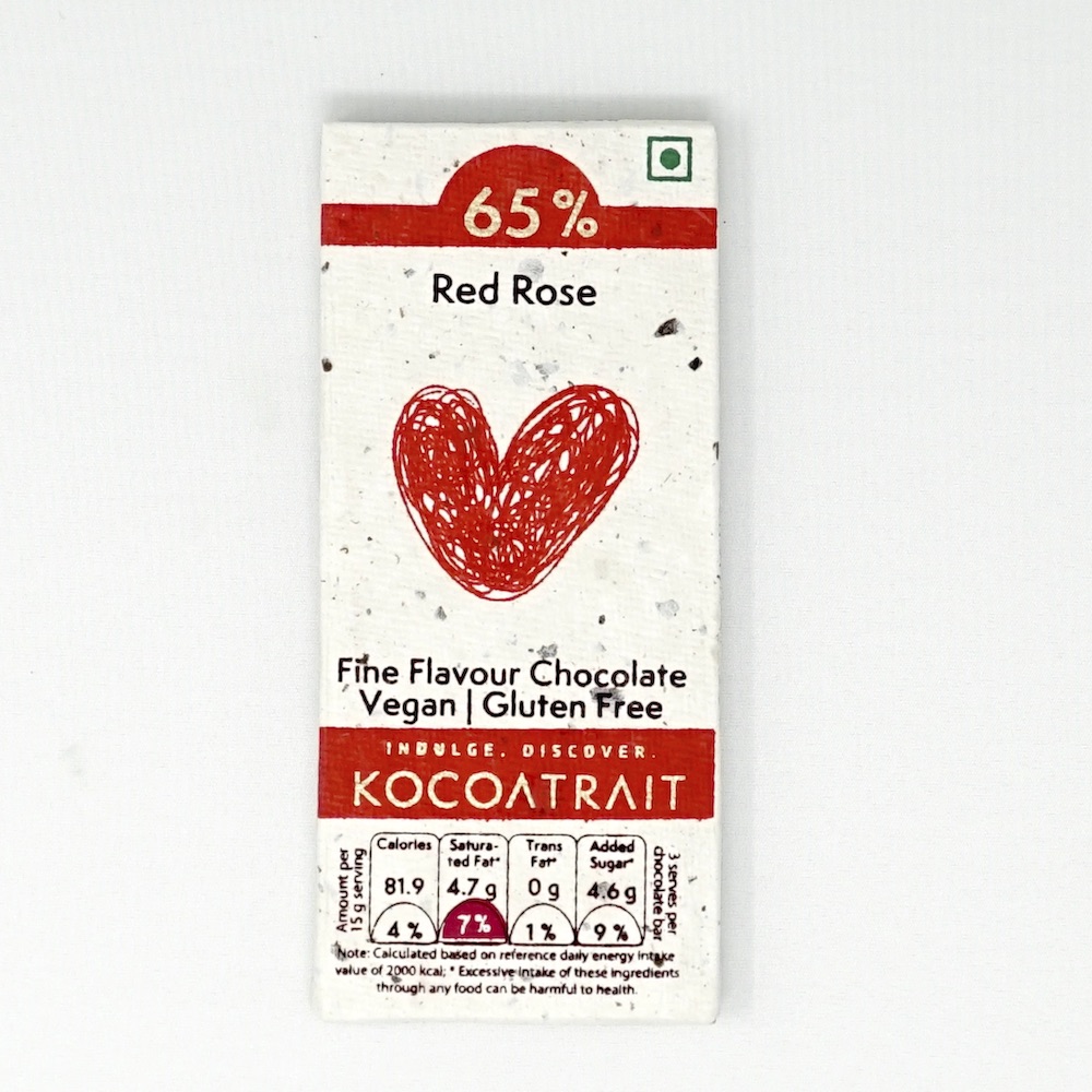 Kocoatrait Red Rose Bean to Bar Chocolate