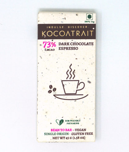 Kocoatrait 73% Espresso Dark Chocolate