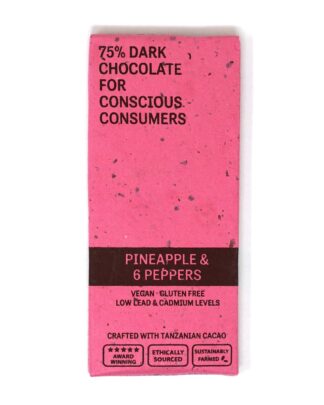 Kocoatrait 75% Dark Chocolate Pineapple 6 Pepper Tanzania